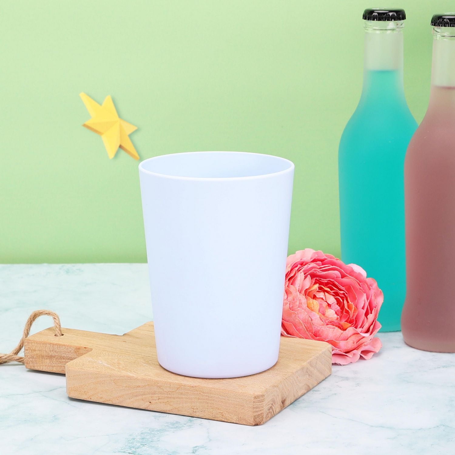 Gobelet en plastique bleu clair Mainstays, 540mL 1 pièce