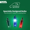 thumbnail image 2 of Christmas Random Shimmering Twinkle Lights - 24 of 100 Lights Twinkle, Indoor Outdoor, 20.5 Feet Light String, 100 Multi-Color Bulbs - Christmas Tree Holiday Decor Sparkling Twinkling Christmas Light, 2 of 6