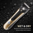 thumbnail image 5 of Cutting Edge Body Trimmer for Men, Waterproof Body Hair Trimmer with Adjustable Guide Comb & Light, Ceramic Blade, LCD Indicator, Rechargeable 90 Minute..., 5 of 8