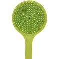 thumbnail image 5 of 1 cepillo de silicona para el cuerpo del baño para la ducha con mango largo (verde), 5 of 5