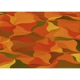 thumbnail image 1 of Ahgly Company Machine Washable Indoor Rectangle Transitional Neon Orange Area Rugs, 2' x 5', 1 of 7