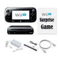 thumbnail image 1 of Nintendo Wii U Console 32GB Black with GamePad & Surprise Game (Refurbished), 1 of 5