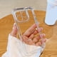 thumbnail image 3 of Funda rígida de acrílico transparente con botón plateado para iPhone 16, 15, 14, 13, 12, 11 Pro Max Plus que no amarillea, 3 of 5