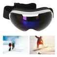 thumbnail image 4 of PE Coated Ski Goggles, Frameless Snowboard Goggles Adjustable Comfortable Large Spherical   For Snowmobiling Blue, 4 of 8