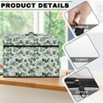 thumbnail image 6 of SEANATIVE Palm Leaf Sewing Machine Cover Foldable Sewing Machine Cover Protect Cover Compatible with Most Standard Sewing Machine Home Accessories Gifts, 6 of 7