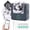 Gray, variant on Mini Sticker Printer, Thermal Printer with 10 Rolls Paper, Inkless Pocket Printpod for Phone, Compatible with iOS & Android for Study Notes & DIY