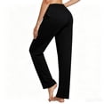 thumbnail image 3 of SPECIAL MAGIC Women Cotton Yoga Sweatpants with Drawstring Wide Leg Lounge Pajama Pants for Workout Jogging Running Home & Leisure, 3 of 7