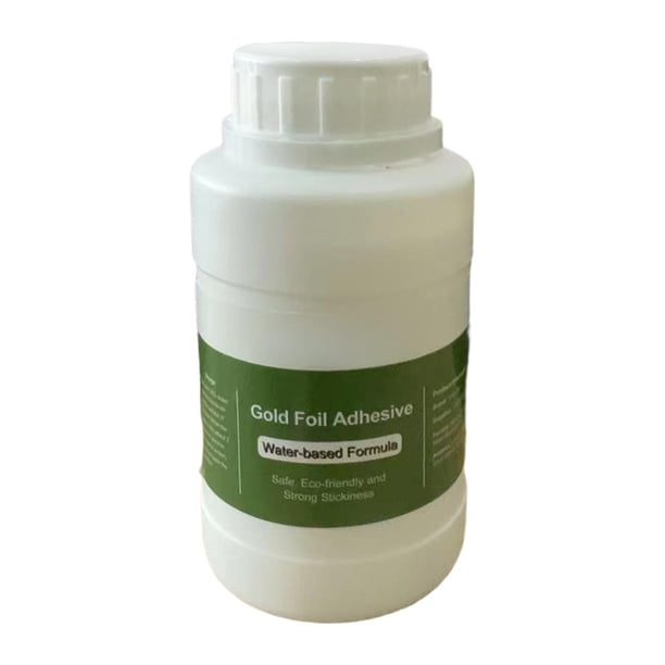 Pegamento para dorar pan de oro, compacto, multiusos, resistente, portátil, 250 ml para bricolaje A base de aceite