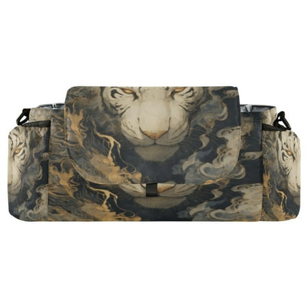 DIXRUYEE Stroller Organizer Aura Of The Tiger Printed