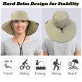 thumbnail image 5 of Solaris Unisex Large Bill Flap Sun Hat Camping Hiking Hunting Fishing Cap, 5 of 7