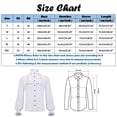 thumbnail image 2 of Bcfgryg Male Vintage Lace Shirt Hem Stand Collar Long Sleeve Fold Shirt Blouse Big and Tall Men's Shirts, 2 of 4