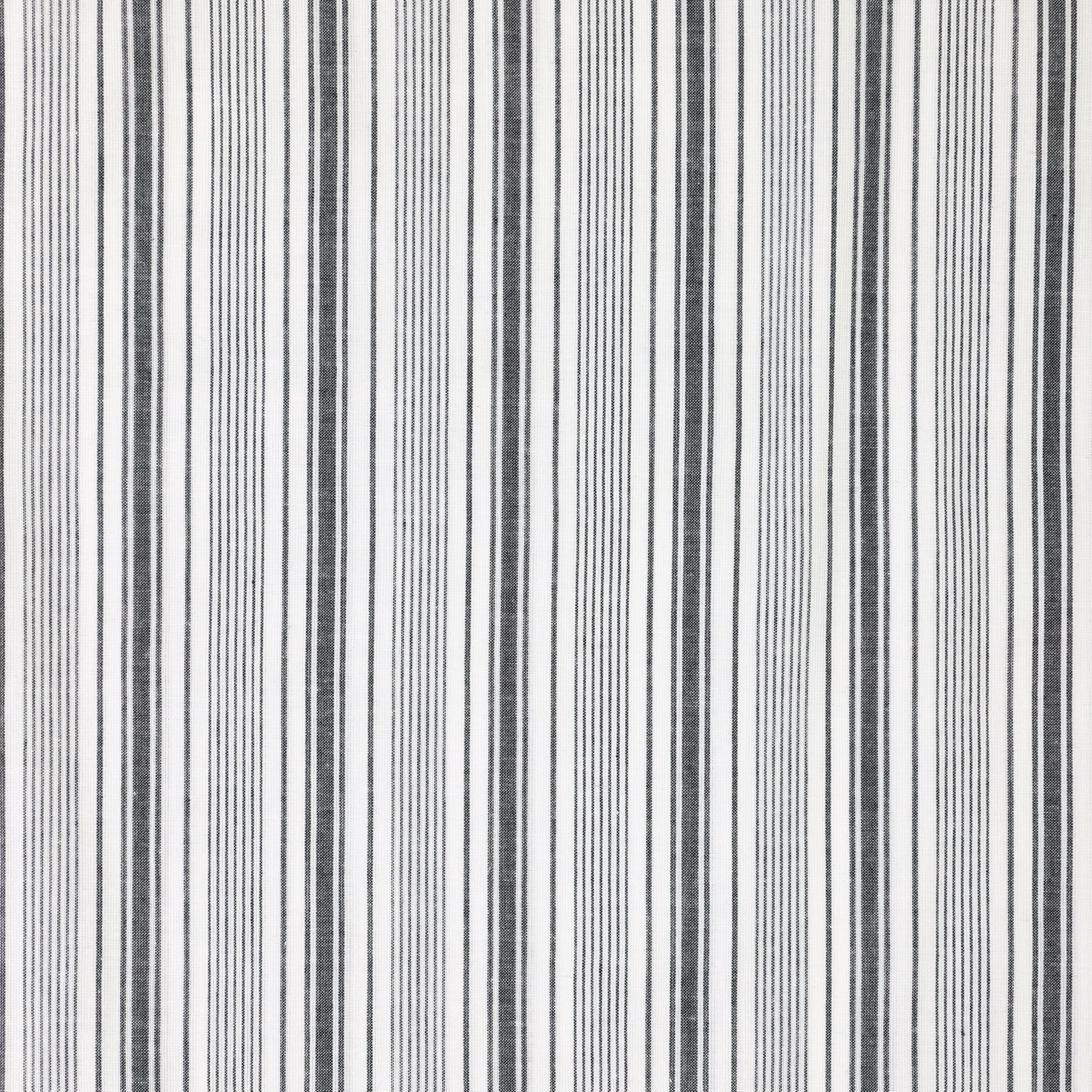 VHC Brands, Sawyer Mill Striped Twin Bed Skirt, Black, 39x76x16
