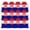 Style 2, variant on world game Brazil Pattern 12pcs Drawstring Backpack bulk 210D cinch bag for Men Women Travel party even
