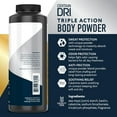 thumbnail image 2 of Certain Dri Body Powder, Maximum Sweat Absorption & Odor Control, 8oz, 2 of 6