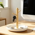thumbnail image 4 of Round Branch Tray Key Holder Organizer for Entryway Desktop, Plastic Catchall Dish for Keys Cosmetics Snacks Small Sundries, Home Storage Decor for, 4 of 6