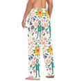 thumbnail image 3 of FORMRS Mens Pajama Pants with Pockets Sleepwear Lounge Bottoms Sizes S-2XL, Abstract Floral, 3 of 7