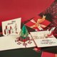 thumbnail image 4 of 3d Pop Up Tarjetas De Santa Casarse Tarjetas De Felicitación De Navidad Invitaciones De Fiesta Regalos, 4 of 5