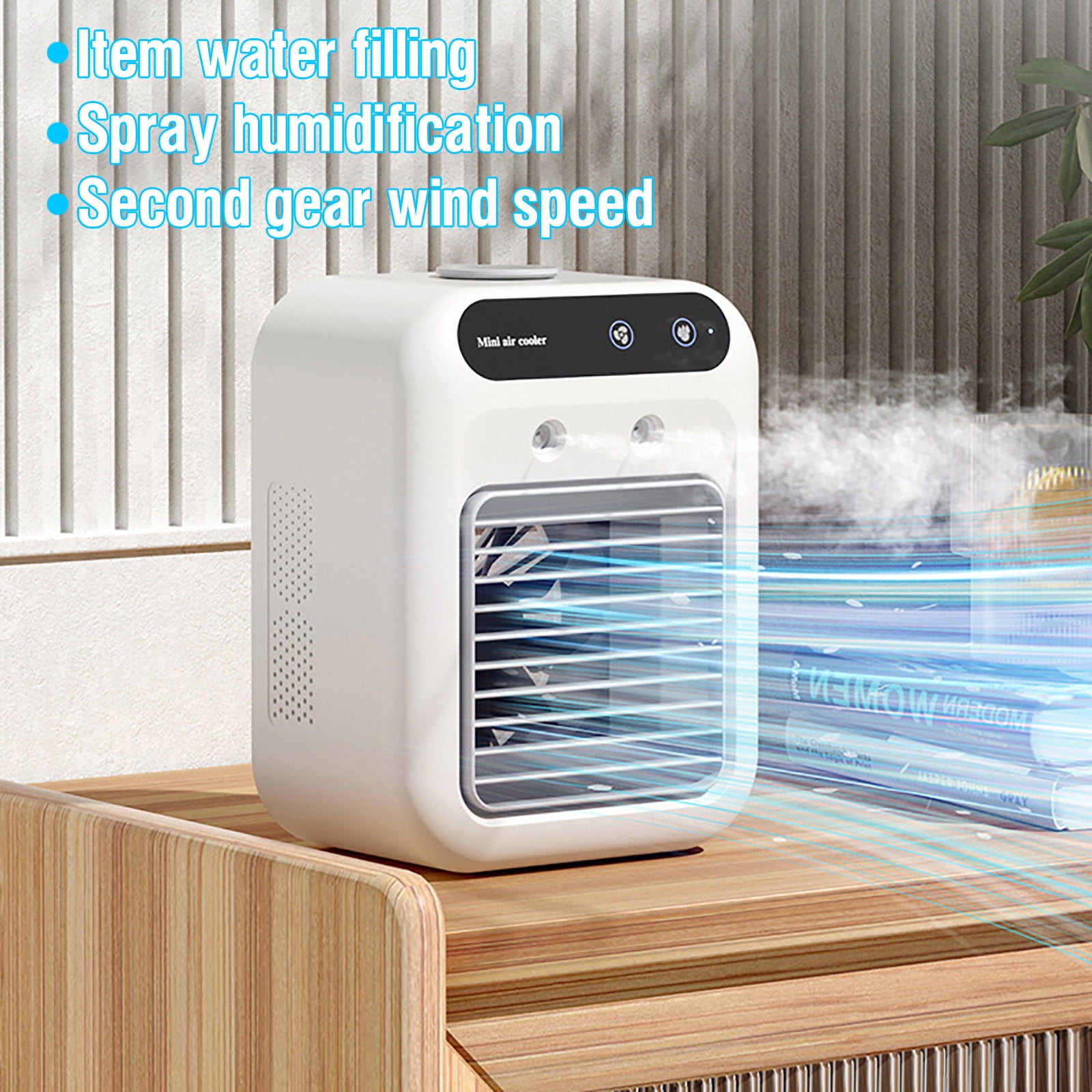 RnemiTe-amo Portable Air Conditioner, White