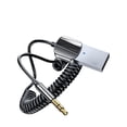 thumbnail image 1 of Monstrate Adaptador de audio Convertidor de señal Interfaz negra de 3,5 MM Accesorios para vehículos Dispositivo de recepción de componentes Teléfono y Comunicación, 1 of 6