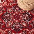 thumbnail image 6 of Safavieh Easy Care Liam Oriental Machine Washable Area Rug, Red/Black, 4' x 6', 6 of 11