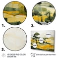 thumbnail image 3 of Designart "Yellow And Green Pastoral Bold horizon III" Modern Floater Framed Wall Decor, 3 of 7