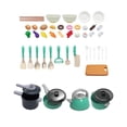 thumbnail image 4 of Juego de cocina, accesorios de cocina y olla a presión de para alimentos con ollas y sartenes, juguete de cocina de imitación para regalo de , 45 45 piezas, 4 of 8