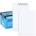 thumbnail image 1 of ValBox 6x9 Self Seal Security Catalog Envelopes 250 Count Small White Envelopes for Mailing, Storage and Organizing, 1 of 6