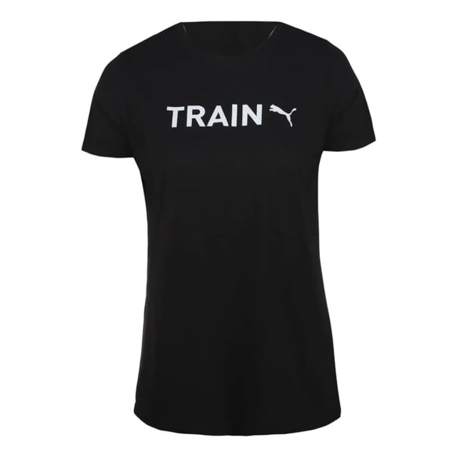 Playera Puma Mujer Graphic Train Negro Deportivo negro XS