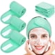 thumbnail image 1 of Diadema facial para spa, 4 paquetes de diadema de tela de rizo, toalla elástica ajustable para baño, maquillaje y deporte, 1 of 6