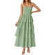 thumbnail image 1 of Vestido largo ZESICA Summer 2025 sin tirantes con hombros descubiertos para mujer, 1 of 9