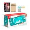 Nintendo Switch Lite Turquoise with Pokemon Shining Pearl and Mytrix Accessories NS Game Disc Bundle Best Holiday Gift