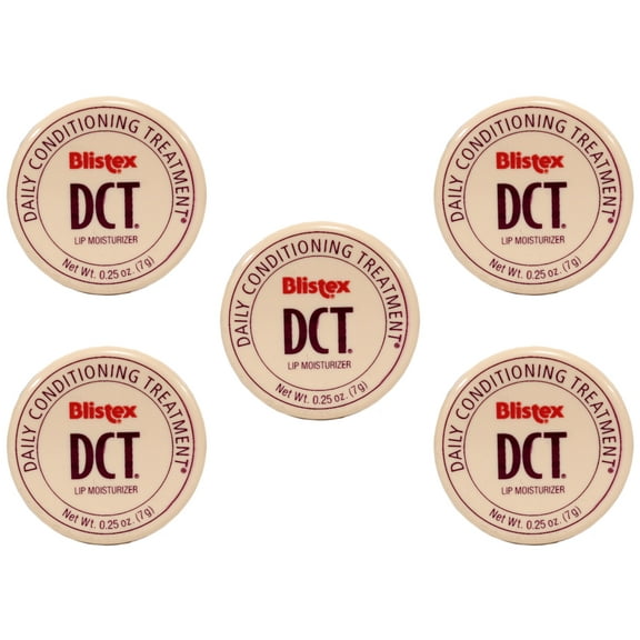 5 Pack Blistex DCT Daily Conditioning Treatment Lip Balm .25 Oz Each
