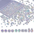 thumbnail image 1 of 600 Piezas de Cuentas de Vidrio para la FabricacióN de Joyas Cuentas de Cristal con Caja Contenedora Cuentas de Vidrio a Granel DIY Collar Pulsera Pendientes, 1 of 1