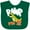 Green, variant on Inktastic RAWR I'm 2 Baby Tyranosaurus Rex Boys or Girls Baby Bib