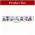 thumbnail image 3 of Christmas Yard Fence Banner Long Festive Decoration with Santa Reindeer for Outdoor Patio Railing Wall Holiday Decor, 3 of 7