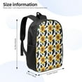thumbnail image 2 of Disketp Cute Cow Print Sunflower B School Backpack, Lightweight Basic Middle School Bookbags 17 Inch Casual Daypack for Student College, Travel or Outdoor, 2 of 6
