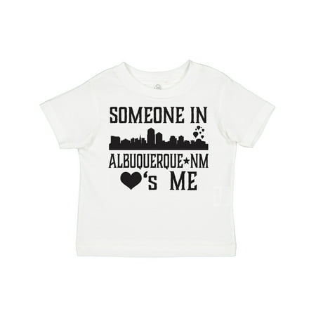 

Inktastic Albuquerque New Mexico Someone Loves Me Skyline Boys or Girls Toddler T-Shirt