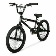 Hyper Bicycles 20 Boys Spinner BMX Bike, Children Ages 8-13, Matte Black