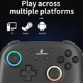 thumbnail image 1 of Mando de juegos inalámbrico Bluetooth RGP01, joystick con efecto Hall RGB para PC, Android, iOS y Steam., 1 of 5