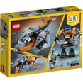 thumbnail image 6 of LEGO Creator 3 in 1 Cyber Drone Space Toys, Transforms from Drone to Cyber Mech or Cyber Scooter, Space Toy Building Set, Gift for 6 Plus Year Old Kids, Boys, and Girls, 31111, 6 of 8