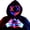 Blue&Purple, variant on Joyfy Halloween Mask Light up Mask and Gloves,Scary Halloween Costumes Accessories for Boys,Cosplay Halloween Costume Masquerade Parties,Carnival,Gifts