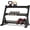 46.5 in, variant on 3-Tier Adjustable Dumbbell Weight Rack, Heavy Duty Steel Stand Only for Home Gym, Black