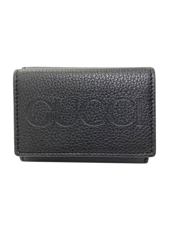 Pre-Owned Gucci 736151 Compact Wallet Tri-fold Leather for Women GUCCI