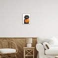thumbnail image 3 of Stupell Industries Lab Dog with Pumpkin Holiday Painting Gray Framed Art Print Wall Art, 11 x 14, 3 of 9