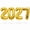 Gold, variant on 40inch 2027 Balloons, Foil Numbers Balloons, 2027 Happy New Years Eve Party Supplies, New Year Graduation Balloons Decorations Birthday Anniversary Wedding Festival Ornament Decor(Blue)