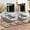 Gray+Olefin, variant on MOONMISS Outdoor Patio Rattan Oversized Rocking Chairs Set of 2 with Padded Cushion-Gray