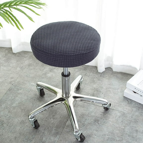 Adopt High-Quality Flannel Round Stool To Lift The Swivel Chair Cover, Which Is Soft And Comfortable, Wrinkle-Resistant And Pilling-Resistant, And Protects The Chair From Stains And Scratches