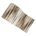 thumbnail image 6 of Well Woven Custom Size Runner - Choose Your Length - Sevvina Ivory & Brown Zig-Zag Stripes Distressed 27 Inches Wide x 20 Feet Long Runner (27" x 20' Runner) Rug, 6 of 6