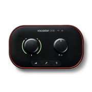 Focusrite Vocaster One USB-C Podcast Podcasting Studio Audio Recording Interface, Black
