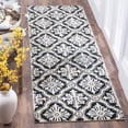 thumbnail image 3 of SAFAVIEH Easy Care Kodney Trellis Area Rug, Black, 2' x 3', 3 of 9